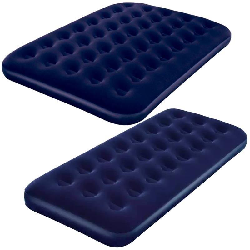 Kit Colchão Inflável de Casal e de Solteiro para Camping BEL