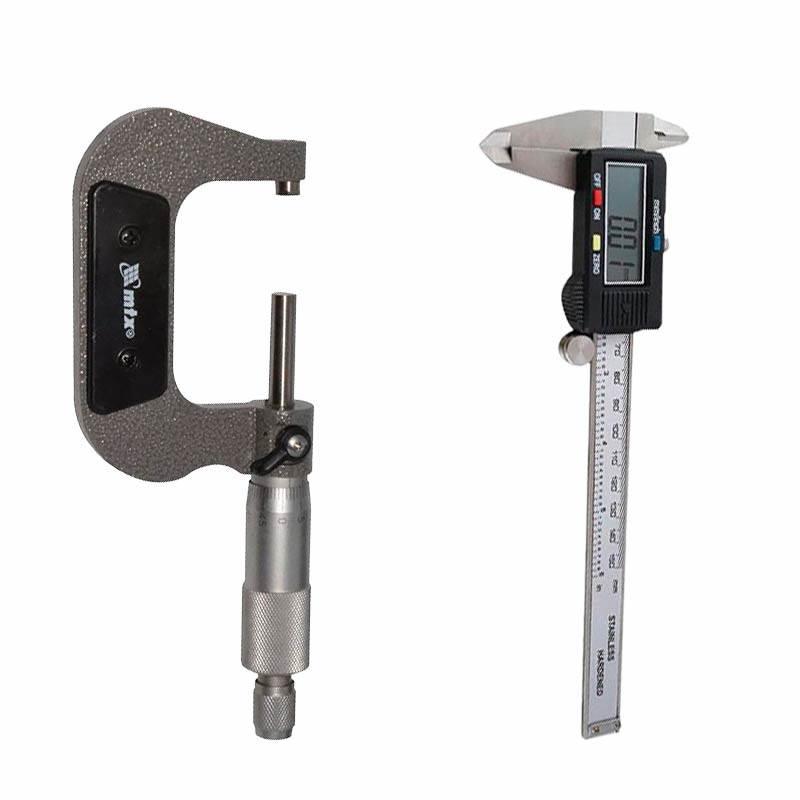 Kit Paquímetro Digital 6 Pol + Micrômetro Externo Analógico de 50 a 75MM MTX