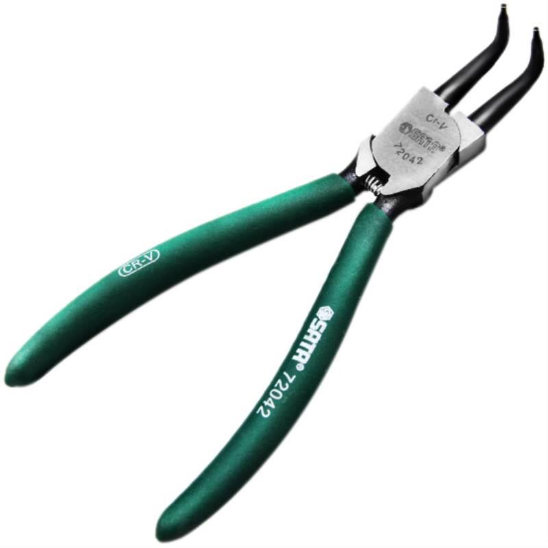 Alicate para Anéis Interno Curvo 7 POL ST72042ST SATA
