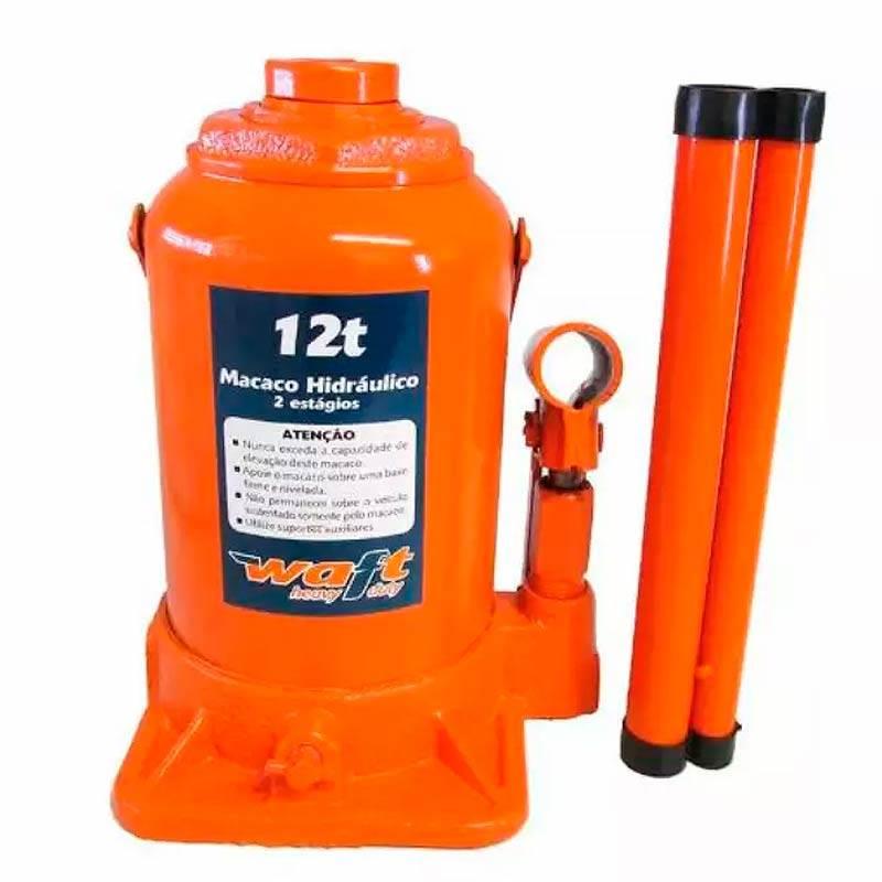 Macaco Hidráulico 12 TON Tipo Garrafa WAFT