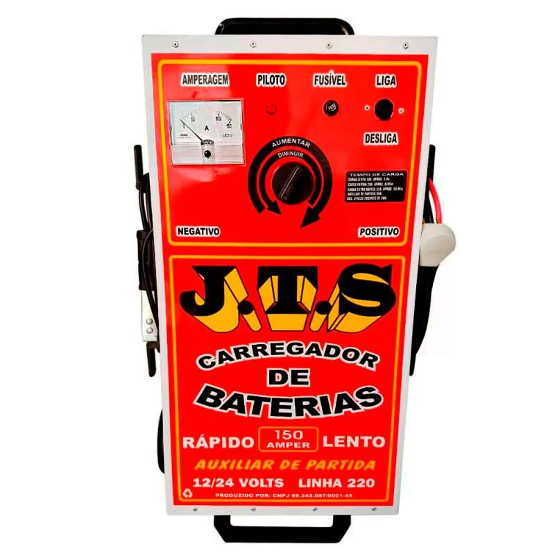 Carregador de Baterias 150A 12/24V com Auxiliar de Partida JTS 014 J.T.S