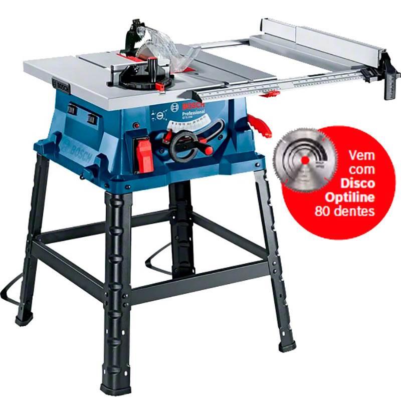 Serra Circular de Mesa 10 POL 1800W Professional GTS 254 BOSCH