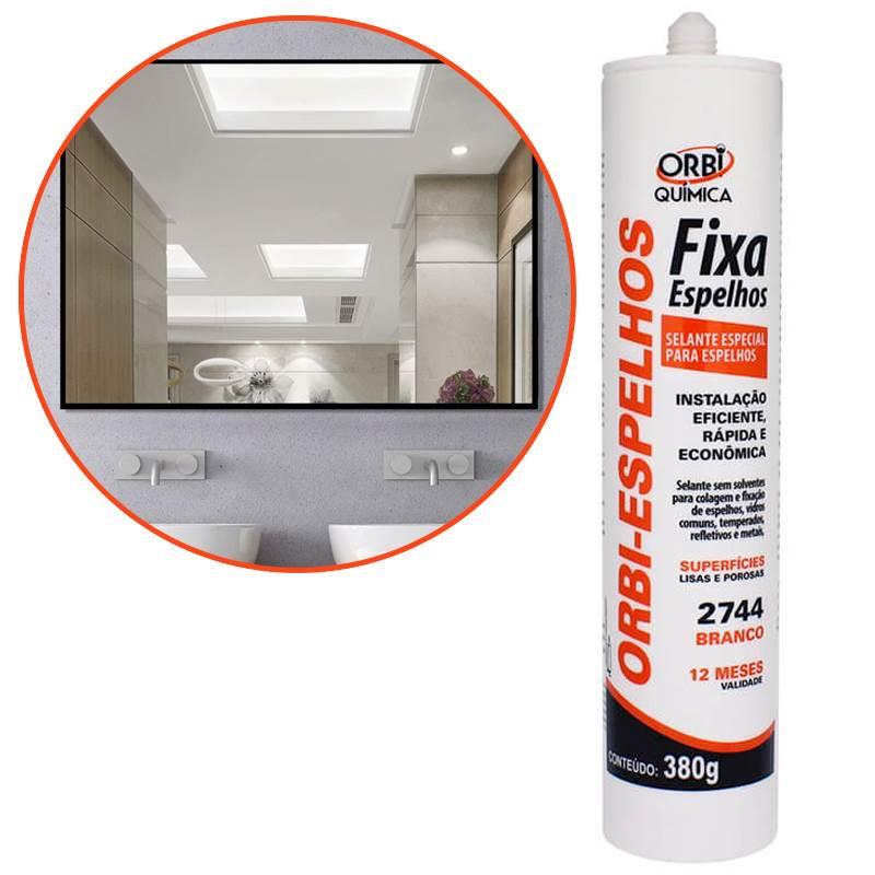 Cola Selante Neutro para Fixar Espelhos 380 GR ORBI