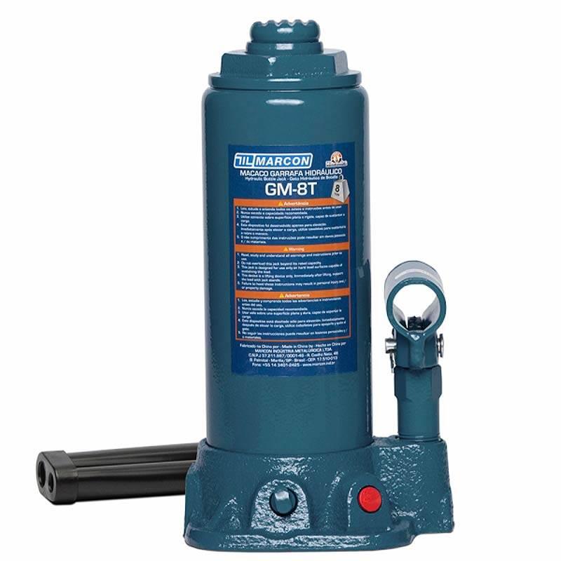 Macaco Hidráulico 8 TON Tipo Garrafa GM-8T MARCON