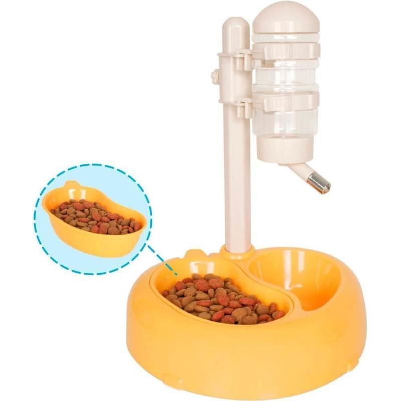 Comedouro e Bebedouro para Pets 200 GR / 350 ML Cães e Gatos PET-21 WESTERN