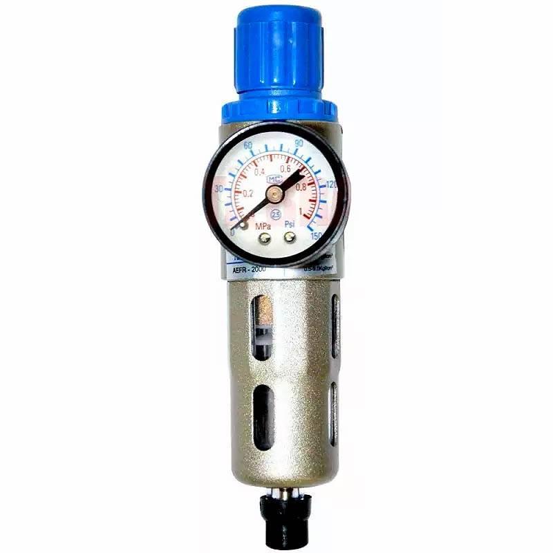 Filtro de Ar com Manômetro 1/4 POL Aefr2000n EVALD