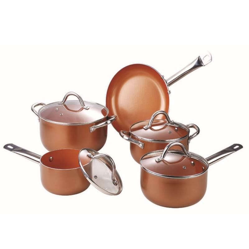 Jogo de Panelas 5 Peças Alumínio Antiaderente e Indução ZAHTAR PAN01 HAUSKRAFT