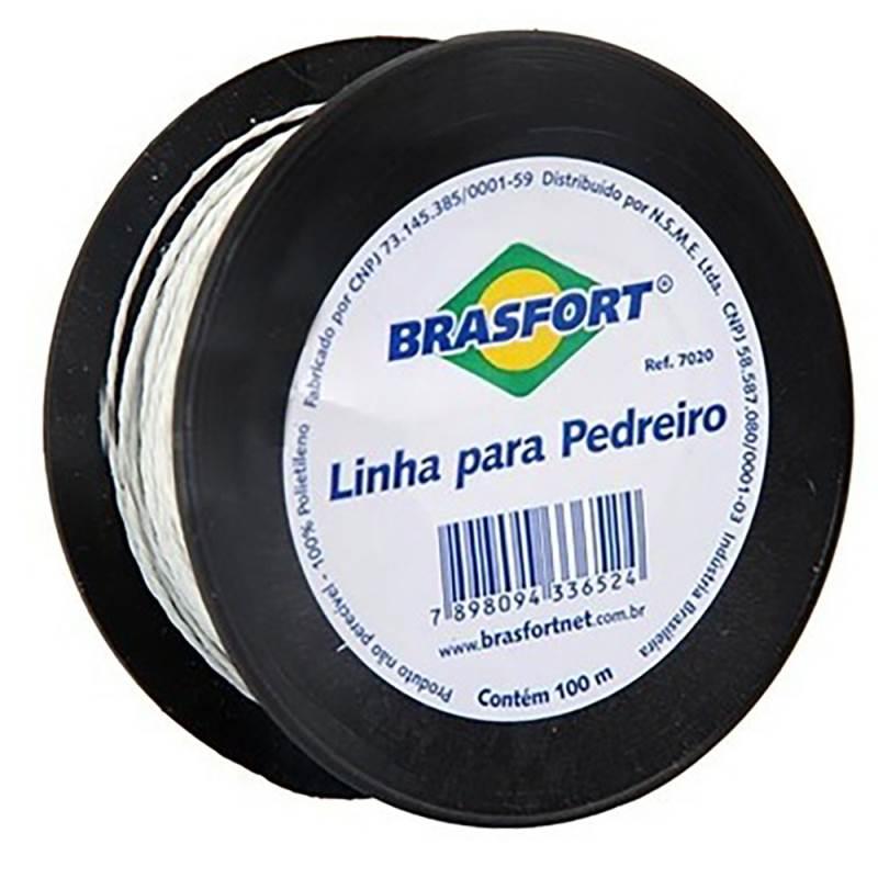 Linha para Pedreiro Rolo com 100 Metros BRASFORT