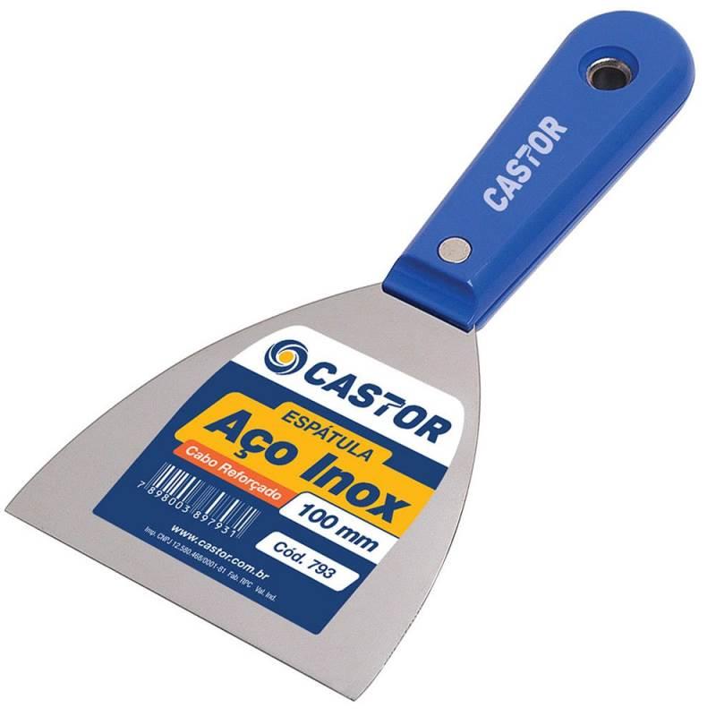 Espátula de Aço Cromado 100 MM 793 CASTOR