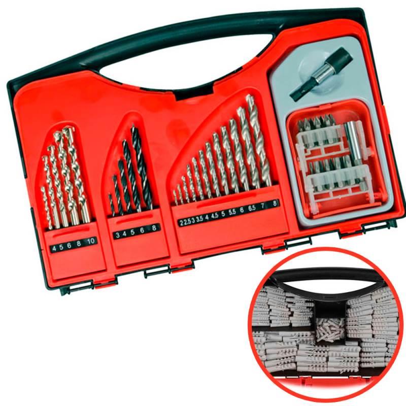 Jogo de Brocas Helicoidais Combinadas Kit com 240 Peças SCHULZ