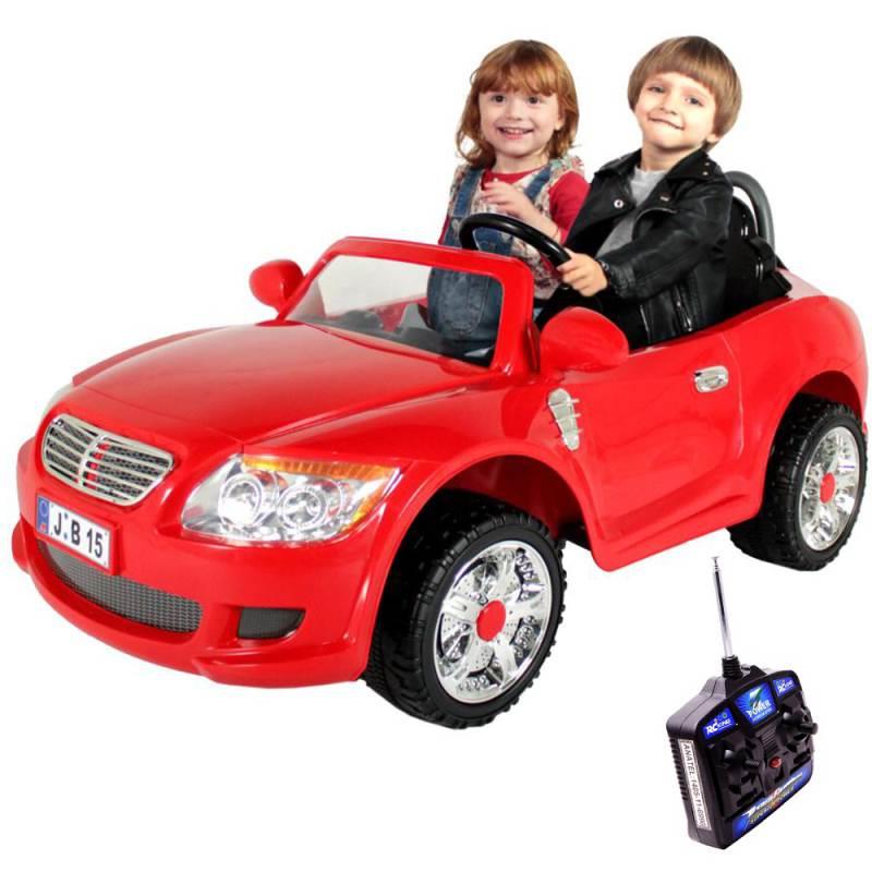 Carro Elétrico Infantil Conversível B-15 Vermelho com Controle Remoto BEL