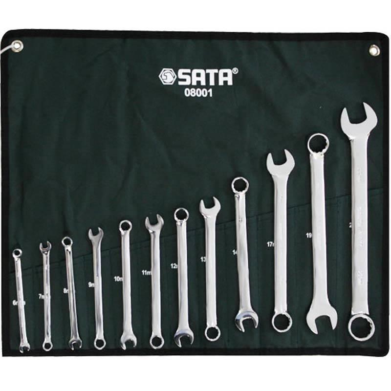 Chave Combinada Jogo de 6 à 22 MM com 12 Peças ST08001SJ SATA