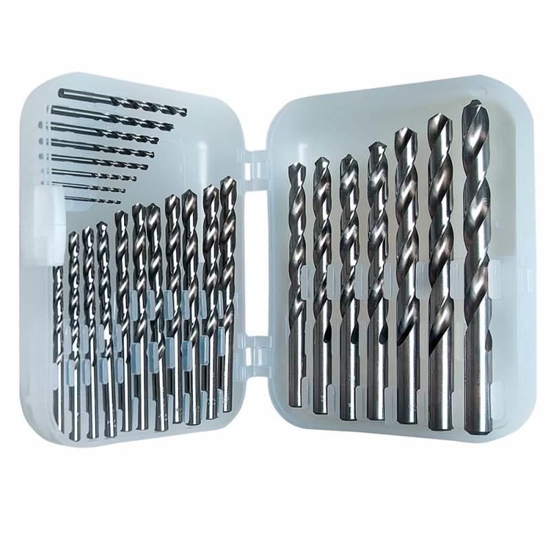 Broca Aço Rápido 1/16 Pol a 1/2 Kit com 26 Peças TRAMONTINA