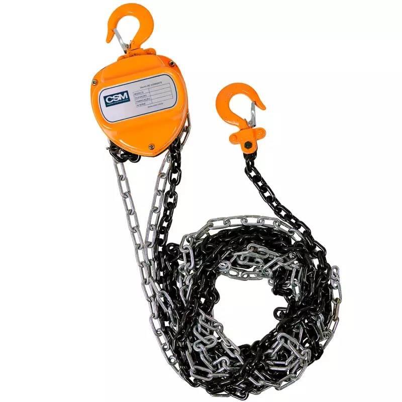 Talha Manual de Corrente 3 TON Elevação 3 Metros TC 3000 CSM