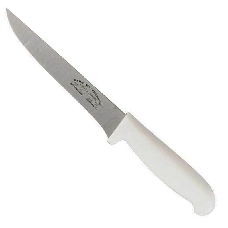 Faca para Desossa Aço Inox 6 POL 15 CM Cabo Branco CORNETA