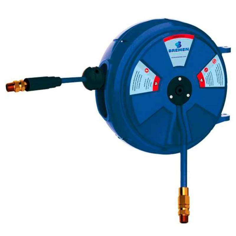 Carretel Retrátil Automática p/ Água e Ar Mangueira 10 Metros 5/16 POL 8112 BREMEN