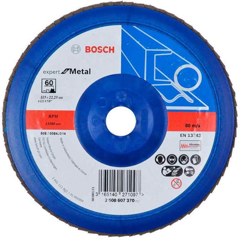 Disco de Lixa Flap 4.1/2 POL Grana 60 BOSCH