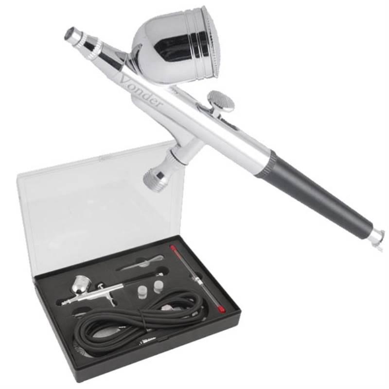 Aerógrafo com Acessórios 13 Peças AJ 013 VONDER