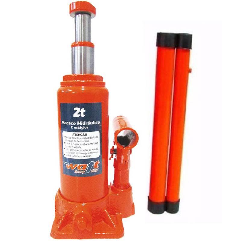 Macaco Hidráulico Garrafa 2 TON 2 Estágios 6529 WAFT