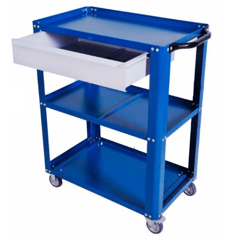 Carrinho para Ferramentas Desmontável 120 KG 1 Gaveta CD-02 Azul FERCAR