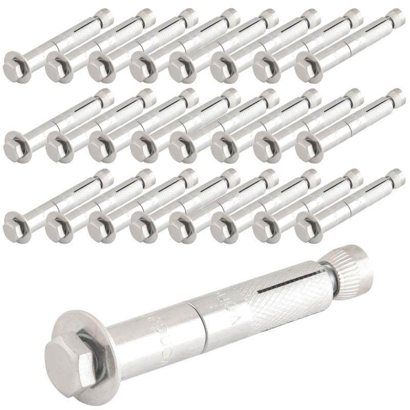 Chumbador com Parafuso e Prolongador 5/8 POL x 5 POL com 25 Peças VONDER