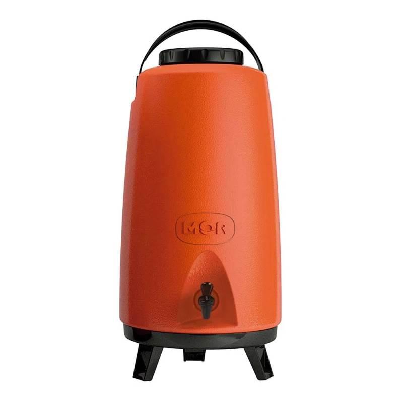 Botijão Coffee Break 12 Litros Laranja com Torneira MOR