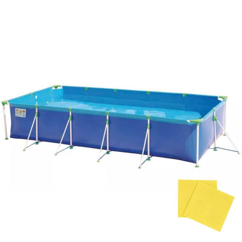 Piscina com Armação 7.600 Litros Premium 442 x 206 x 84 CM MOR