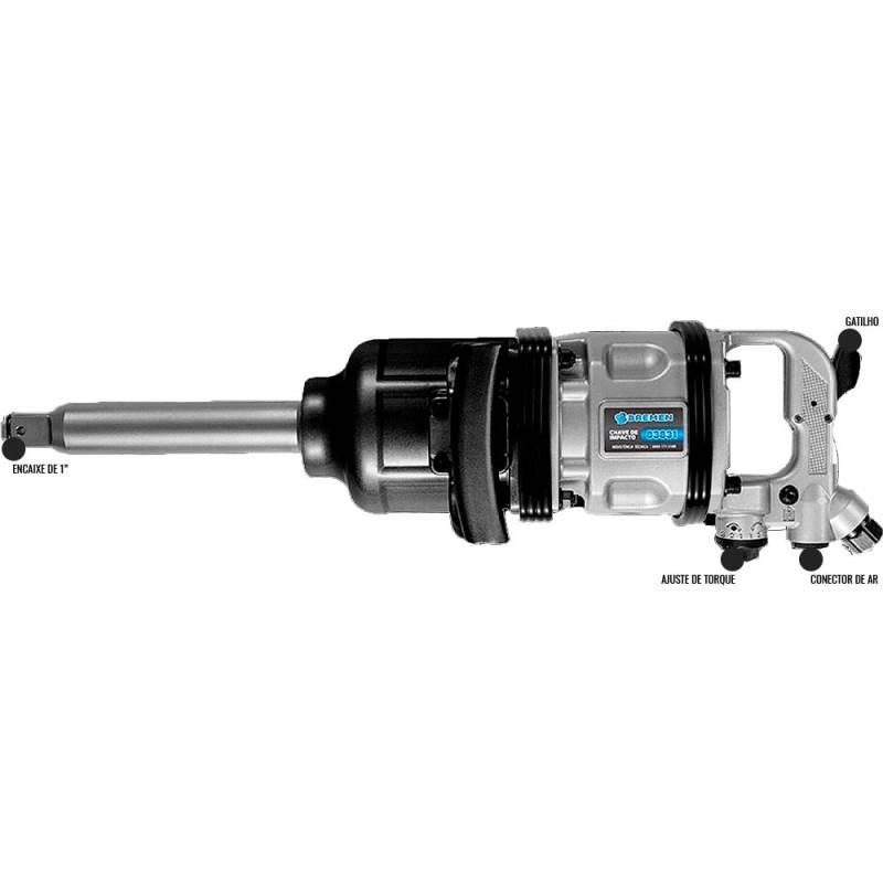 Chave de Impacto 1 Pol Pneumática 5200Nm 83831 BREMEN