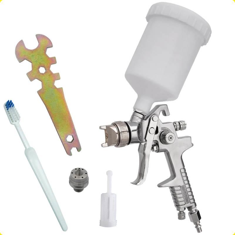 Pistola de Pintura HVLP Tipo Gravidade 600 ML EVR-550 EVR