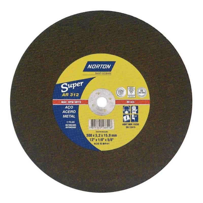Disco de Corte 12 Pol com Furo de 5/8" AR312 NORTON"