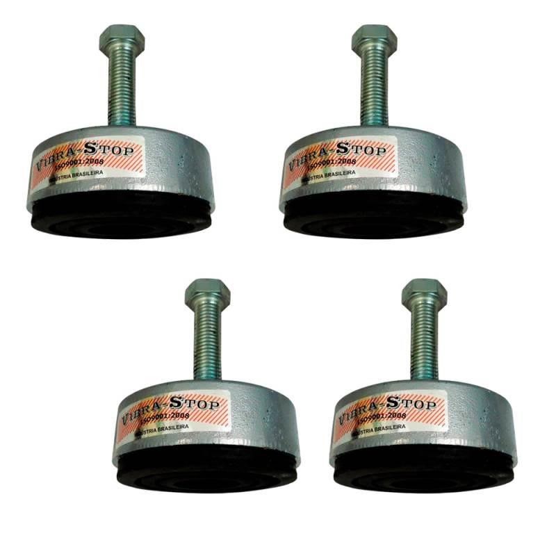 Vibra-Stop MAC Antivibratório 200 KG / 800 KG Rosca 5/16 POL MAC516 Kit 4 Peças VIBRA-STOP