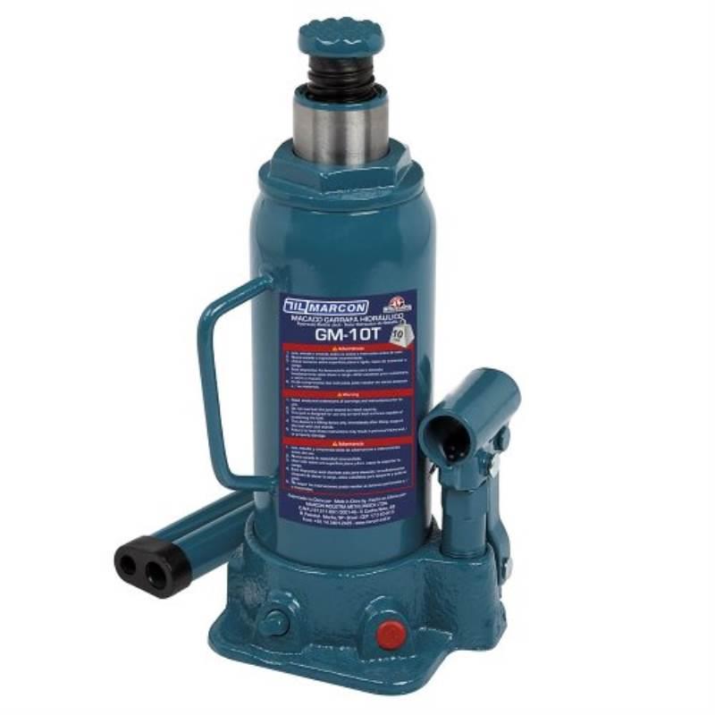 Macaco Hidráulico 10 TON Tipo Garrafa GM-10T MARCON