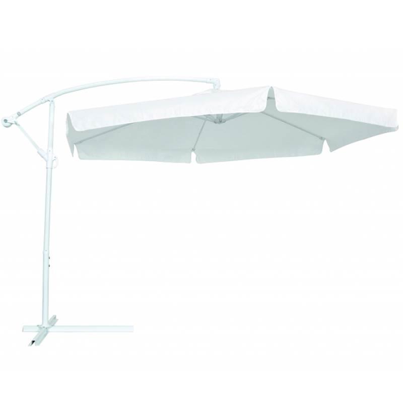 Ombrellone Suspenso 3 Metros com Alavanca. Articulado. e Adaptador Luminária Branco 830000 BEL