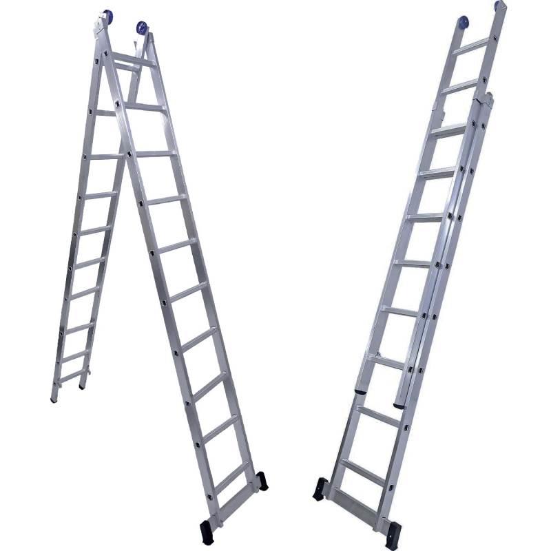 Escada de Alumínio Extensiva com 10 Degraus EU10 ALUSTEP