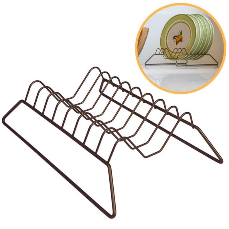 Organizador Porta Pratos Vertical Viena em Aço Lavanda 990646 BEL