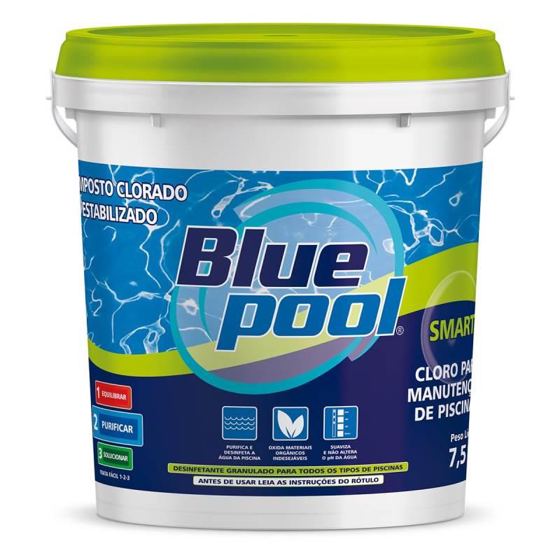 Cloro para Piscina Smart Balde 7.5 KG 252033B Bluepool by FLUIDRA
