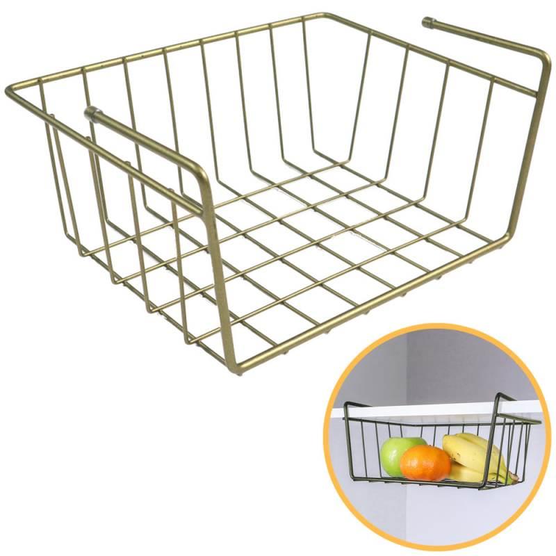 Cesto Organizador Suspenso Viena para Prateleiras Pequeno Verde Oliva 990944 BEL