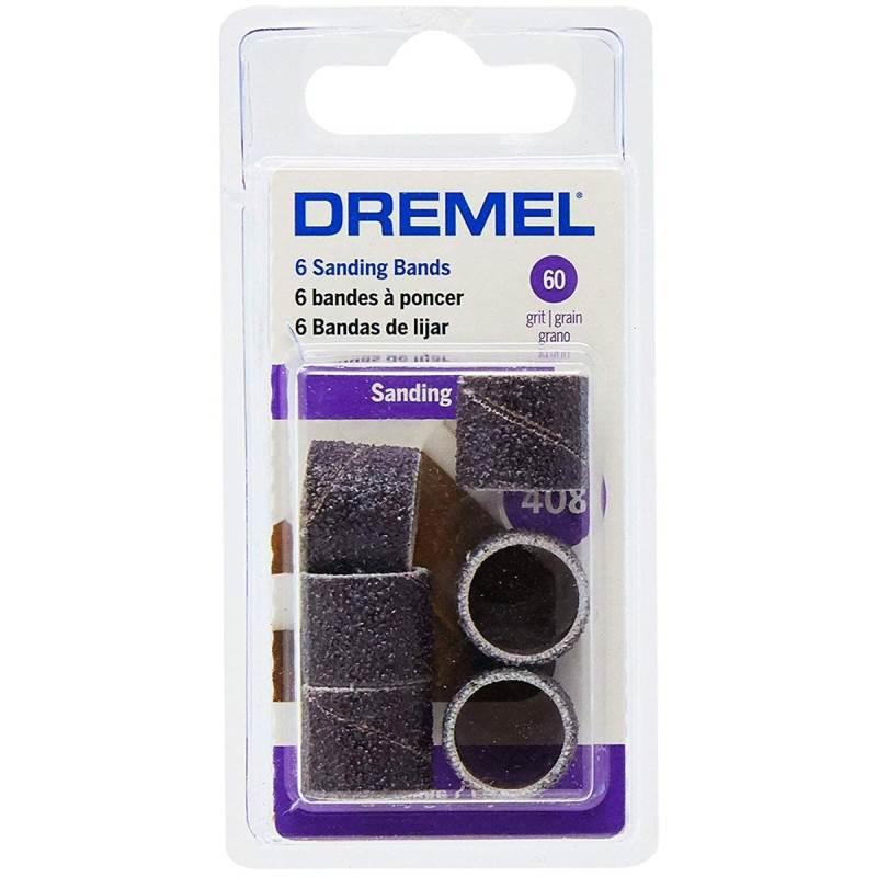 Tubos de Lixa Referência 408 com 6 unidades DREMEL