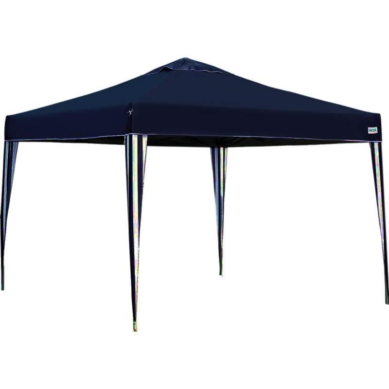 Tenda Gazebo Azul em Poliéster 3X3 Metros Articulada c/ Pés em Alumínio X-Flex MOR