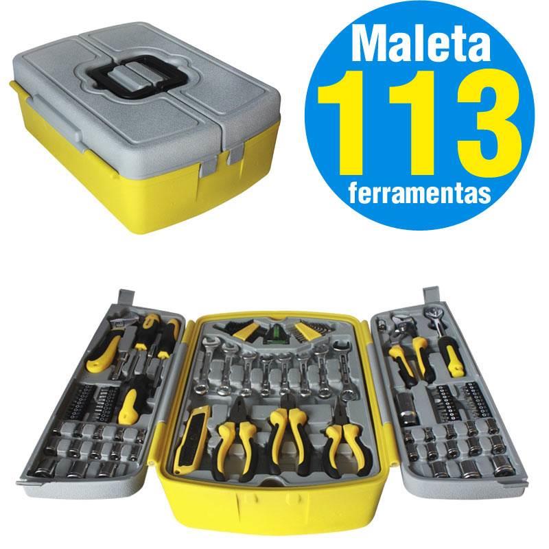Maleta de Ferramentas com 113 Peças de Alta Qualidade EDA / EVALD