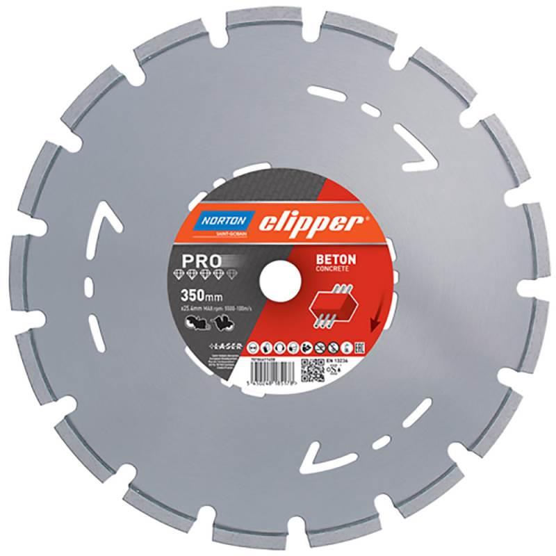 Disco Diamantado 14 POL 350 MM Clipper Beton Pro para Concreto NORTON