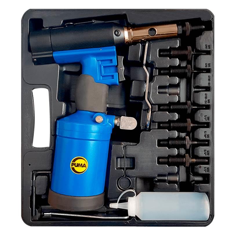 Rebitador Pneumático Rosca M3 à M12 com Kit AT-6004K PUMA