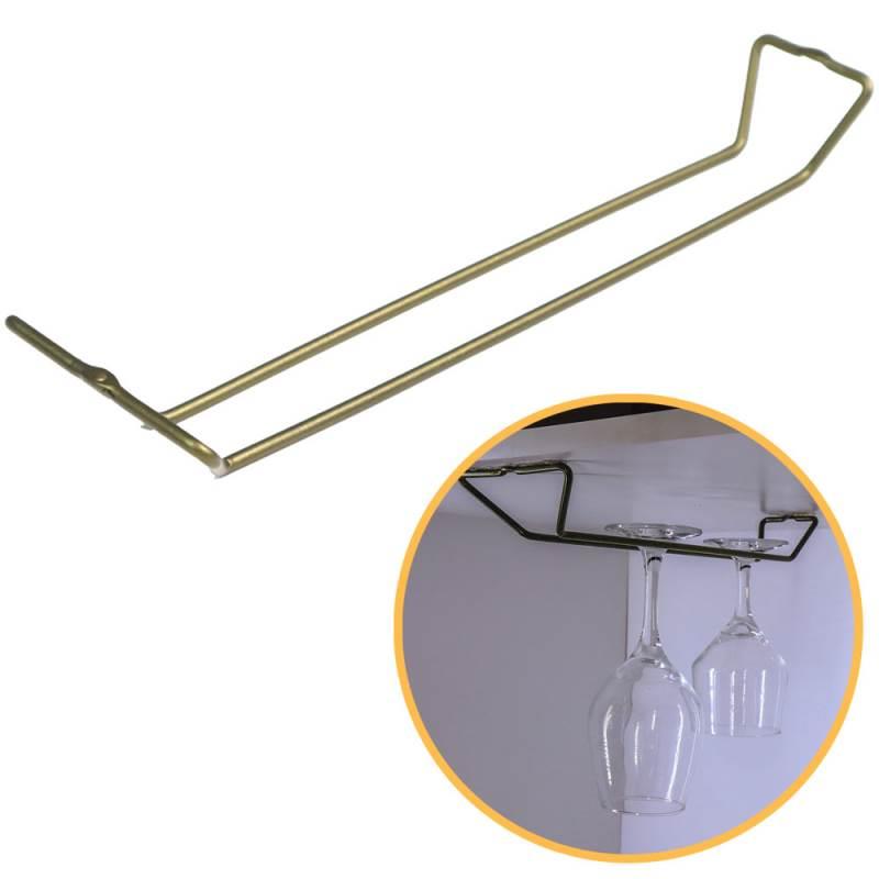 Suporte Organizador Porta Taças Fixo Viena Verde Oliva 991444 BEL