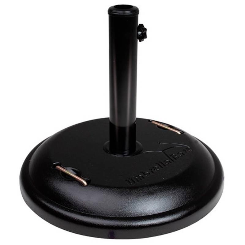 Base 22 KG em Concreto para Guarda-Sol e Ombrellone Haste até 52 MM Preto MOR